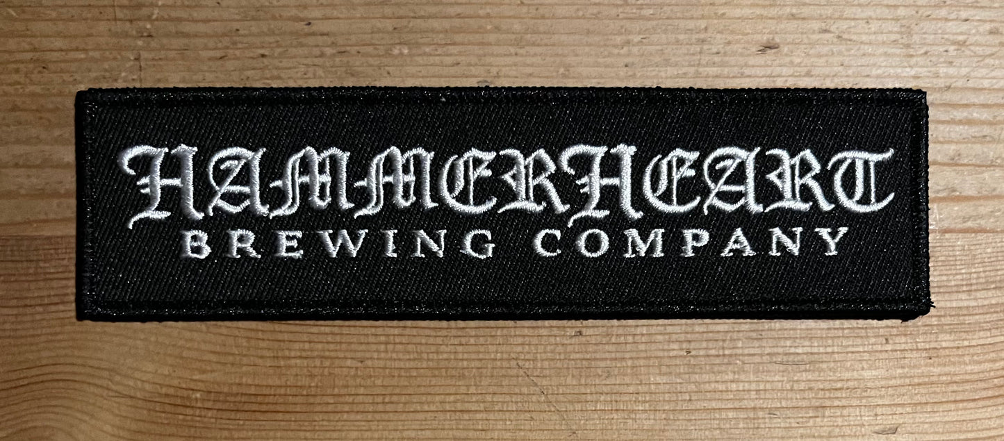 Hammerheart Brewing embroidered patch