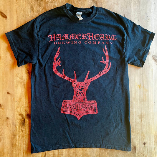 Red "Brewing for Battle" short sleeve shirt